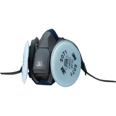 【6500QL/2071-RL2S】3M 取替式防じんマスク 6500QL/2071-RL2 Sサイズ