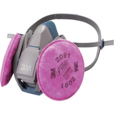 【6500QL/2091-RL3L】3M 取替式防じんマスク 6500QL/2091-RL3 Lサイズ