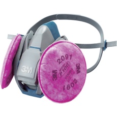 【6500QL/2091-RL3M】3M 取替式防じんマスク 6500QL/2091-RL3 Mサイズ