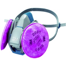 【6500QL/2091-RL3S】3M 取替式防じんマスク 6500QL/2091-RL3 Sサイズ