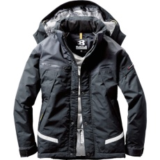 【7610-35-L】BURTLE 防水防寒ジャケット 7610-35-L ブラック