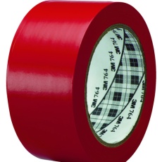 【764-RED-50X32】3M ラインテープ 764 赤 50.8mm×32.9m