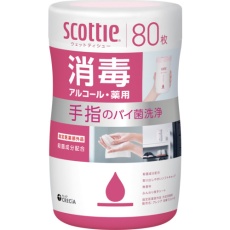 【77149】クレシア スコッティ ウェットティシュー消毒 アルコール 80枚