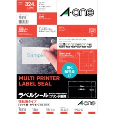 【78318】3M エーワン(TM) ラベルシール プリンタ兼用 強粘着18面 (18枚入)