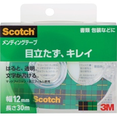 【810-1-12D】3M メンディングテープディスペンサー付 12mmX30m 巻芯径25mm