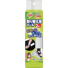 【836RP56-JA】3M スコッチ・ブライト 衣類用粘着クリーナー ペタコロ用スペアテープ(2巻入)