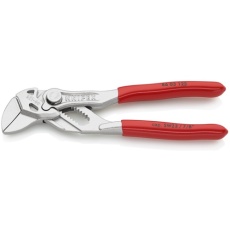 【8603125SB】KNIPEX 【ブリスターパック仕様】プライヤーレンチ クロムメッキ仕上げ ソフトプラスチックハンドル 125mm