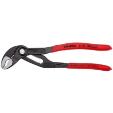 【8701-180SB】KNIPEX 【ブリスターパック仕様】ウォーターポンププライヤー コブラ 180mm ソフトプラスチックハンドル