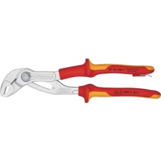 【8726-250TBK】KNIPEX 絶縁ウォーターポンププライヤー コブラクイックセット 落下防止 250mm