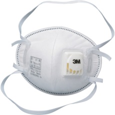 【8955J-DS2】3M 使い捨て式防じんマスク 8955J DS2 排気弁付き・2本しめひも式 (10枚入)