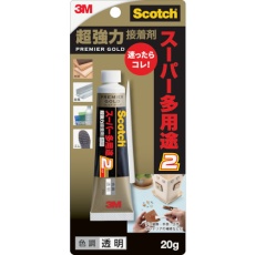 【9078】3M スコッチ 超強力接着剤 プレミアゴールド スーパー多用途2 20g 透明