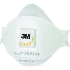 【9322J-AURA】3M Aura 使い捨て式防じんマスク 9322J+ DS2 個装タイプ 1枚