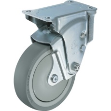【940ER-UZ100-20】ハンマー クッションキャスター固定式ウレタン車輪100mm 線径2.0mm