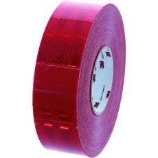 【983-72-53.5】3M DGコンスピキュイティ反射シート 53.5mmX50m 赤