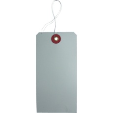【A-168】荷札 針金付荷札 ユポ 60mmX120mm 10枚
