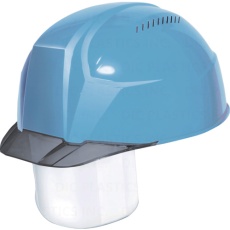 【AA23-CSV-HA8-KP-LB/S】DIC 超軽量 透明バイザーヘルメット(シールド面付) AA23-CSV KP ライトブルー/スモーク