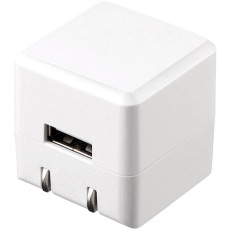 【ACA-IP70W】SANWA キューブ型USB充電器(1A・高耐久タイプ・ホワイト)