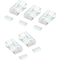 【ADT-RJ45-10SN】SANWA RJ-45コネクタ(単線用)