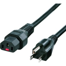 【APW12-515C13LK02】SANWA 抜け防止ロック電源コード(2m)