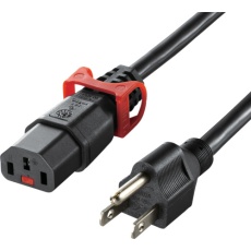 【APW15-515C13LP-20】SANWA 抜け防止ロック式電源コード ロックプラス(2m)