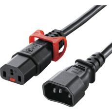 【APW15-C14C13LP-20】SANWA 抜け防止ロック式電源コード ロックプラス(2m)