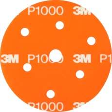 【A/SOFT-DISC-A1000R】3M 足付けソフトディスク 穴あき 125mm径 #1000 50枚入り