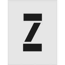 【AST-Z250125】IM ステンシル Z 文字サイズ250×125mm