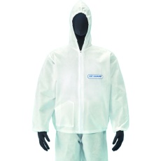 【AZ-GUARD2100-LL】アゼアス 使い捨て保護服 SMS製 ジャンパーフード付き AZ GUARD LLサイズ