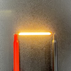 【BAR-FIL-LED-2700K-3V-26MM-WARM】棒状フィラメントLED(3V/電球色2700K/26mm)
