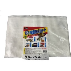 【B313】シート PE透明糸入りシート(UV剤入) 3.6m×5.4m