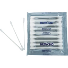 【BB-001】HUBY 3インチ 工業用綿棒(先端砲弾型)BB-001 (50000本入)