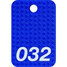 【BF-81-BU】OP 番号札 四角 大 番号入り26～50 青 (25枚入)