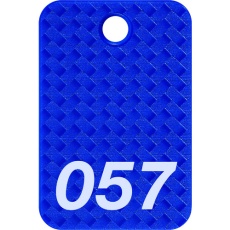 【BF-82-BU】OP 番号札 四角 大 番号入り51～75 青 (25枚入)