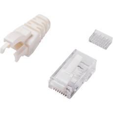 【BLAC5EC10】BUFFALO Cat5e対応LANコネクター+カバー付10個入