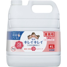 【BPGHJ4P】ライオン キレイキレイ薬用泡ハンドソープ フルーツミックスの香り 4L
