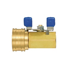 【BV-3TSF-BRASS-FKM---】日東 TSPカプラ ボールバルブ付(47217)