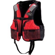 【BW-2003-D-RD】OCEANLIFE 小型船舶用ライフジャケット レッド TYPE D