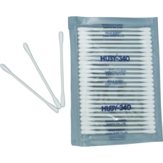 【CA-002】HUBY 3インチ 工業用綿棒(先端砲弾型)CA-002 (25000本入)