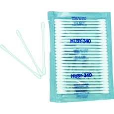 【CA-002SP】HUBY 3インチ 工業用綿棒(先端砲弾型)CA-002SP (100本入)
