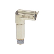 【CKL-8-02-2L】チヨダ タッチコネクターロングエルボ(金属) 8mm・R1/4