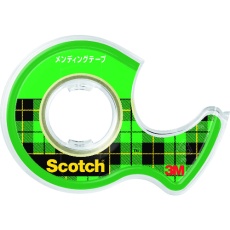 【CM-12】3M 事務用テープ メンディングテープ 12mm×11.4m ディスペンサー付