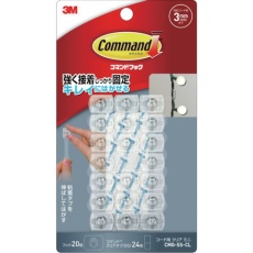 【CMG-SS-CL】3M コマンドフック コード用 SSサイズ(フック20個・タブSS24枚入) 透明