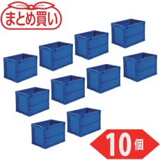 【CRS60N-DB-10P】TRUSCO 【まとめ買い】オリコン 折りたたみコンテナ60L ダークブルー 10個