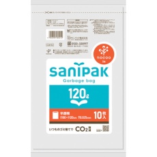 【CUH12】サニパック サニパックポリ袋NOCOO(ノクー)120L10枚 0.025mm