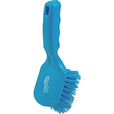 【D4RESB】HillBrush ショートハンドルブラシ(ハード)青 254X72