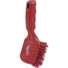 【D4RESR】HillBrush ショートハンドルブラシ(ハード)赤 254X72