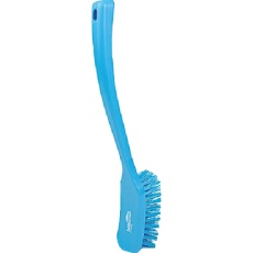 【D9RESB】HillBrush ロングハンドルブラシ(ハード)青 406X50