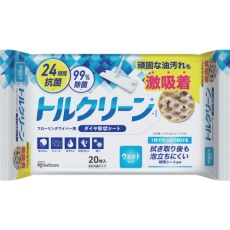 【DN-FW201P】IRIS 205996 トルクリーン フローリングワイパー用シート ウェットタイプ 20枚入