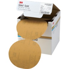 【DR-320-GOL】3M スティキット ゴールドディスクロール 穴なし #320 125mm径