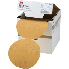 【DR-400-GOL】3M スティキット ゴールドディスクロール 穴なし #400 125mm径
